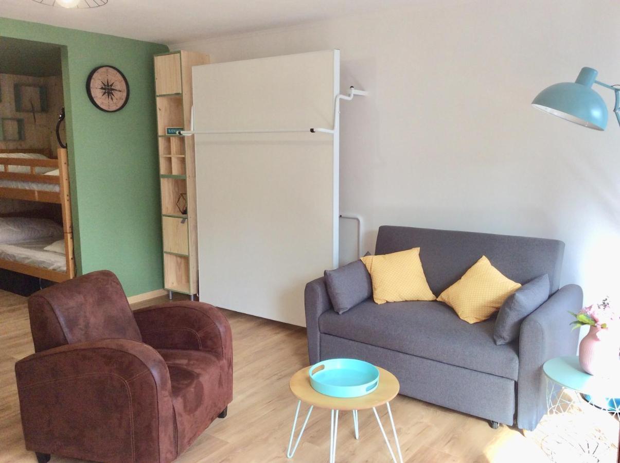 Les Obiones, Vue Laterale Mer, Fort Mahon Plage, Magnifique Studio Cabine 4P, Avec Balcon , Parking Prive Gratuit, Wifi, Classe 2 Etoiles, Exposition Plein Sud En Baie De Somme ภายนอก รูปภาพ
