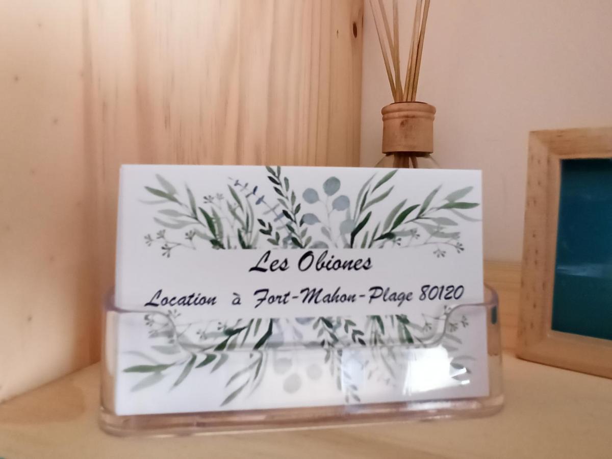 Les Obiones, Vue Laterale Mer, Fort Mahon Plage, Magnifique Studio Cabine 4P, Avec Balcon , Parking Prive Gratuit, Wifi, Classe 2 Etoiles, Exposition Plein Sud En Baie De Somme ภายนอก รูปภาพ